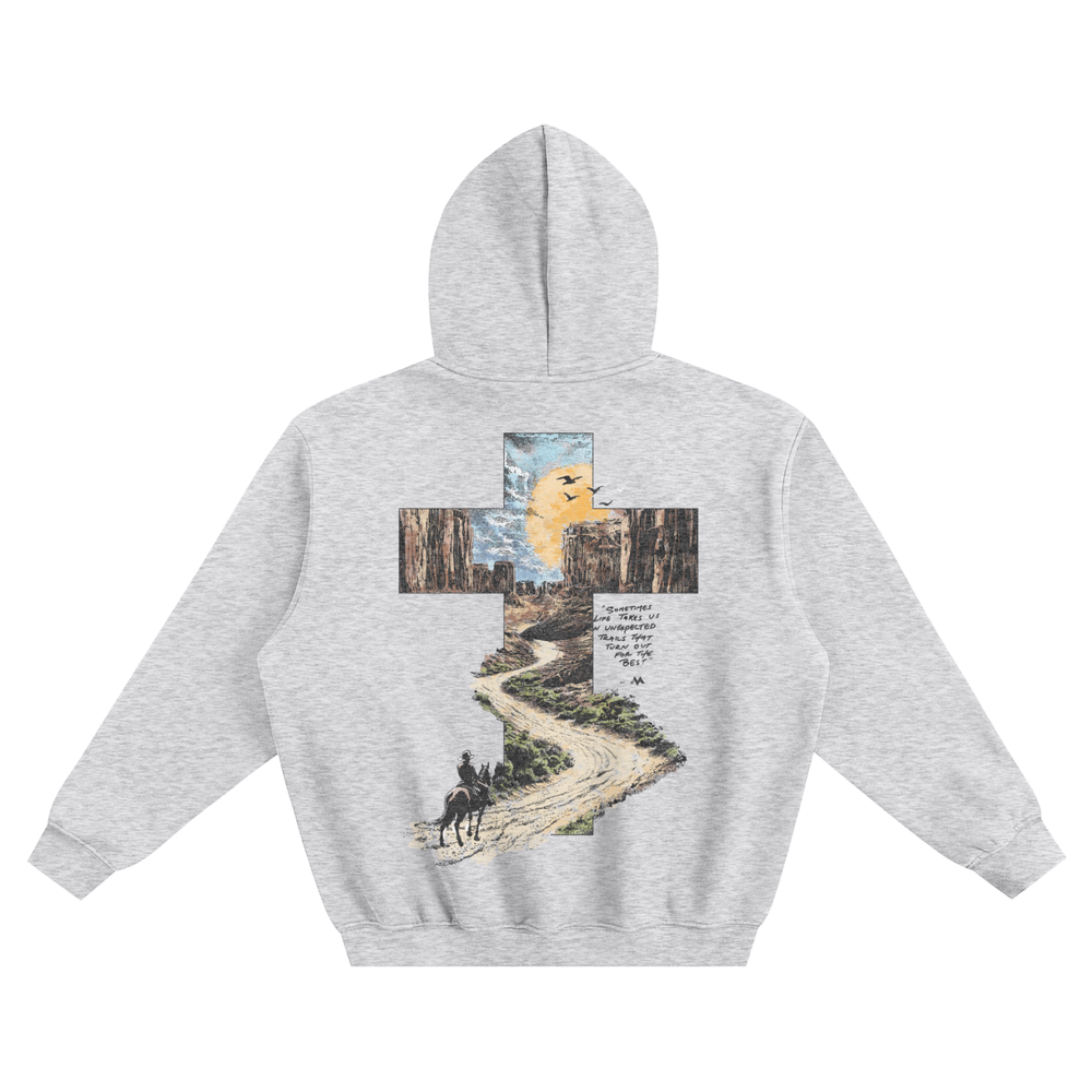 'PARADISE TRAIL' TRAINING HOODIE - GRAY