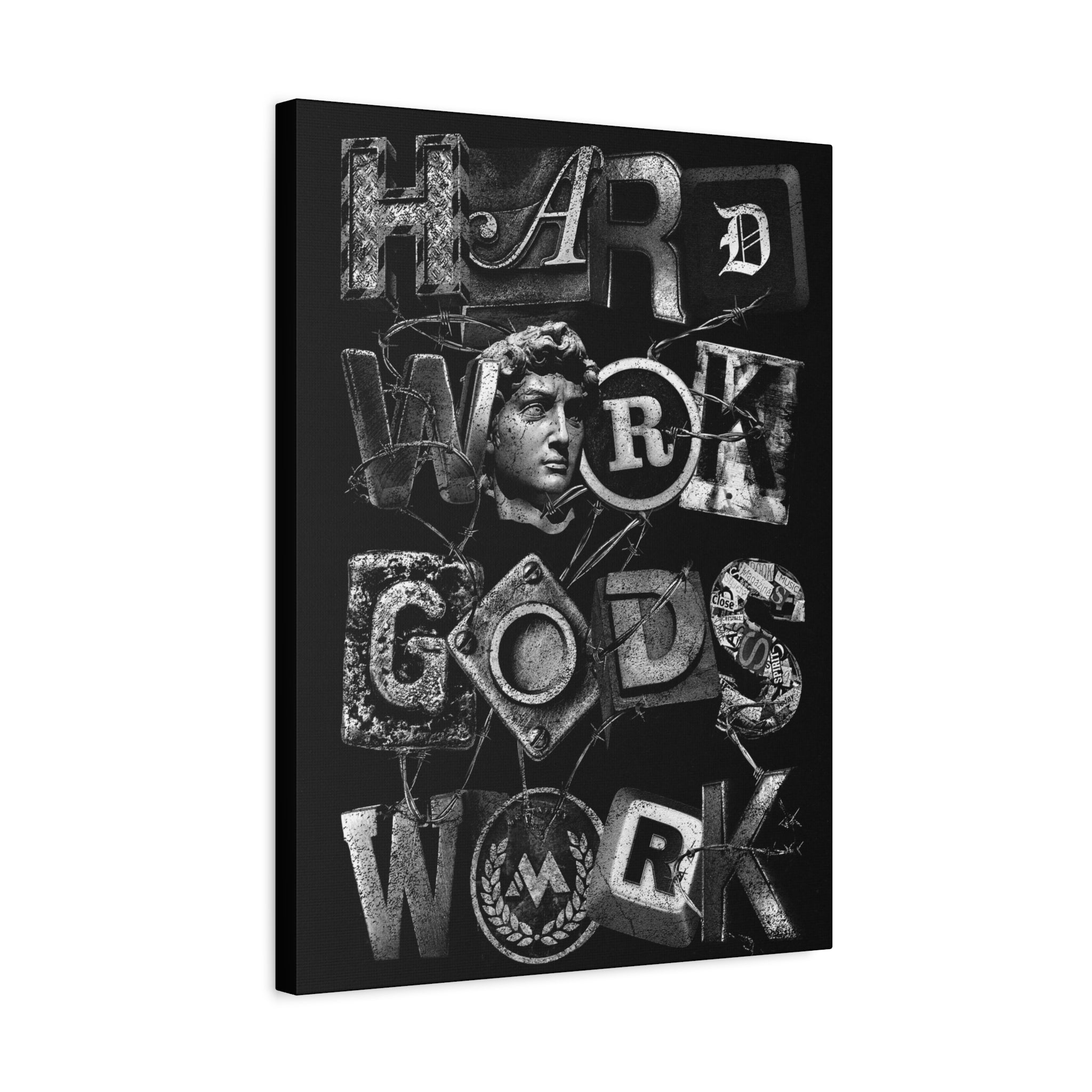 HARD WORK, GOD'S WORK CANVAS