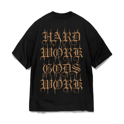 GOD'S WORK SCRIPT TEE