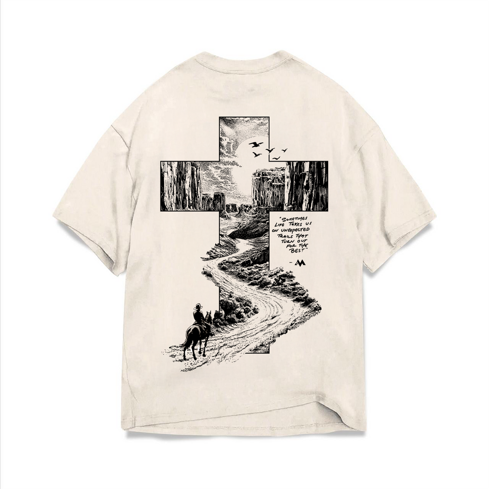 PARADISE TRAIL TEE - CREAM