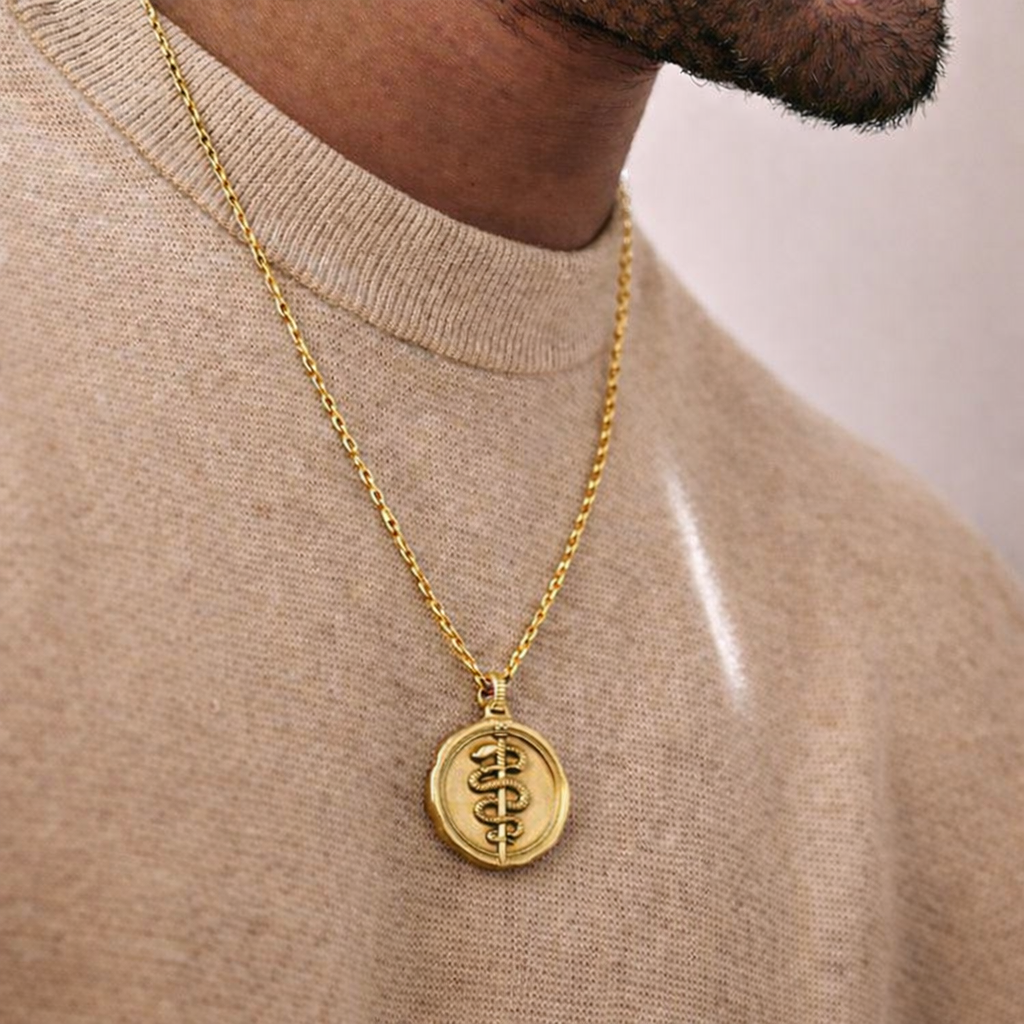 'DEUS VULT' PENDANT - GOLD