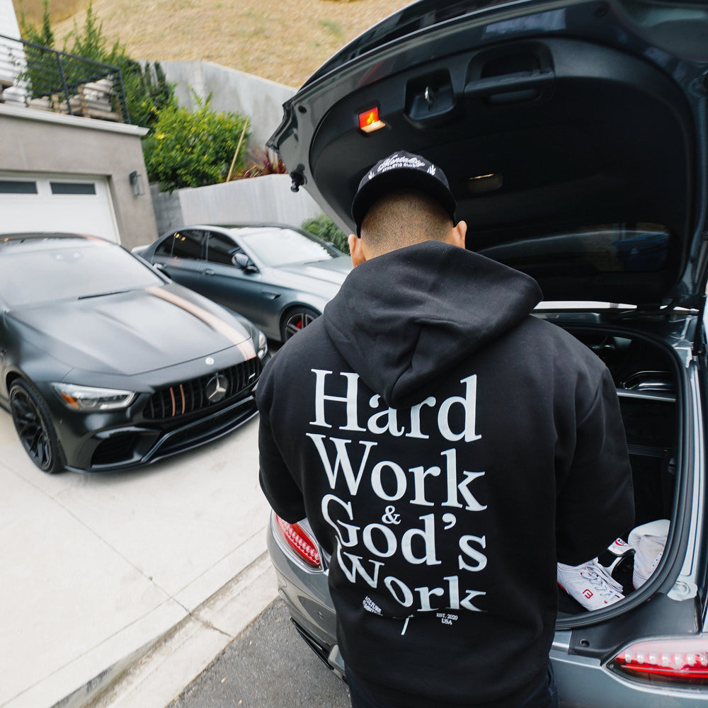 HEAVEN'S WILL HOODIE - BLACK