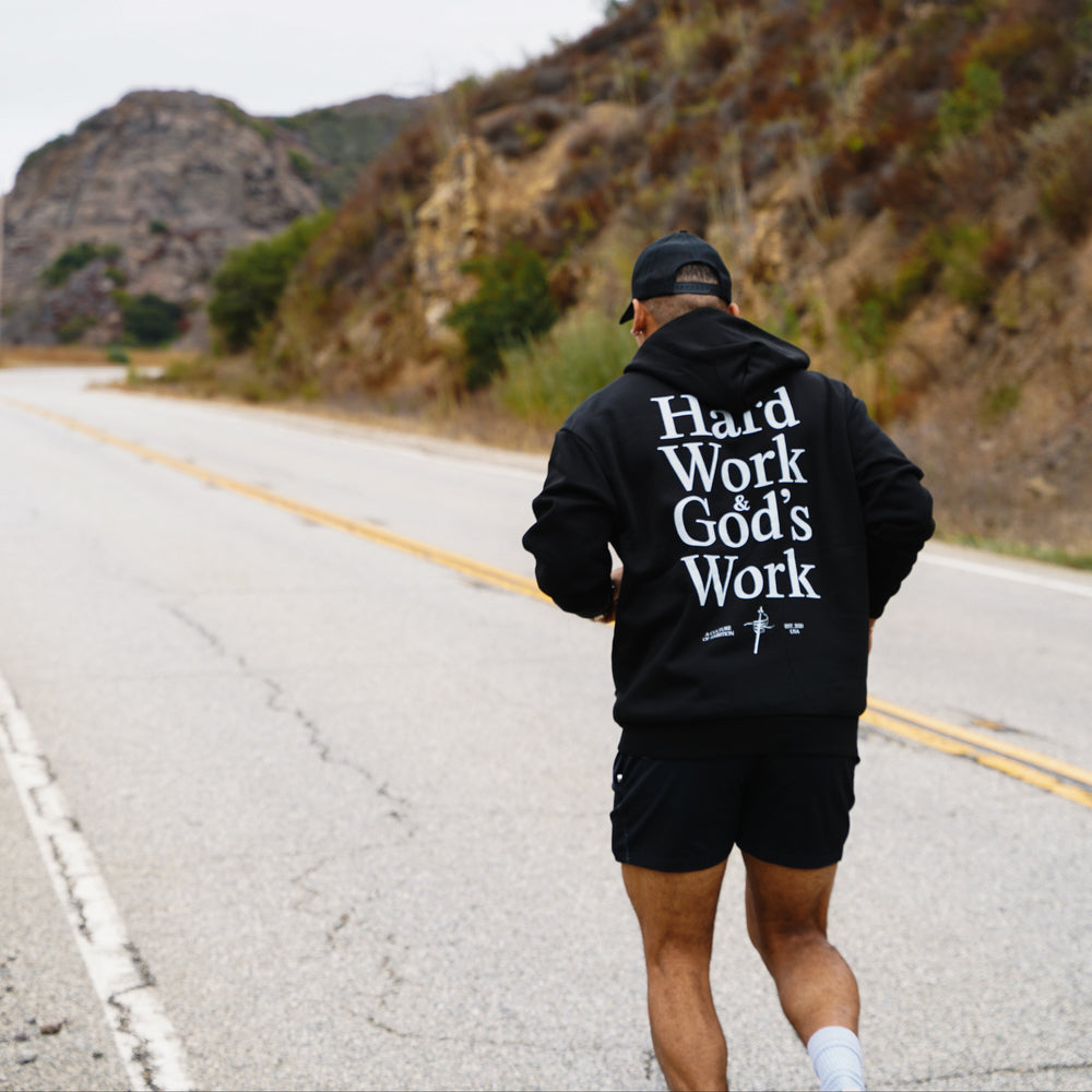 HEAVEN'S WILL HOODIE - BLACK