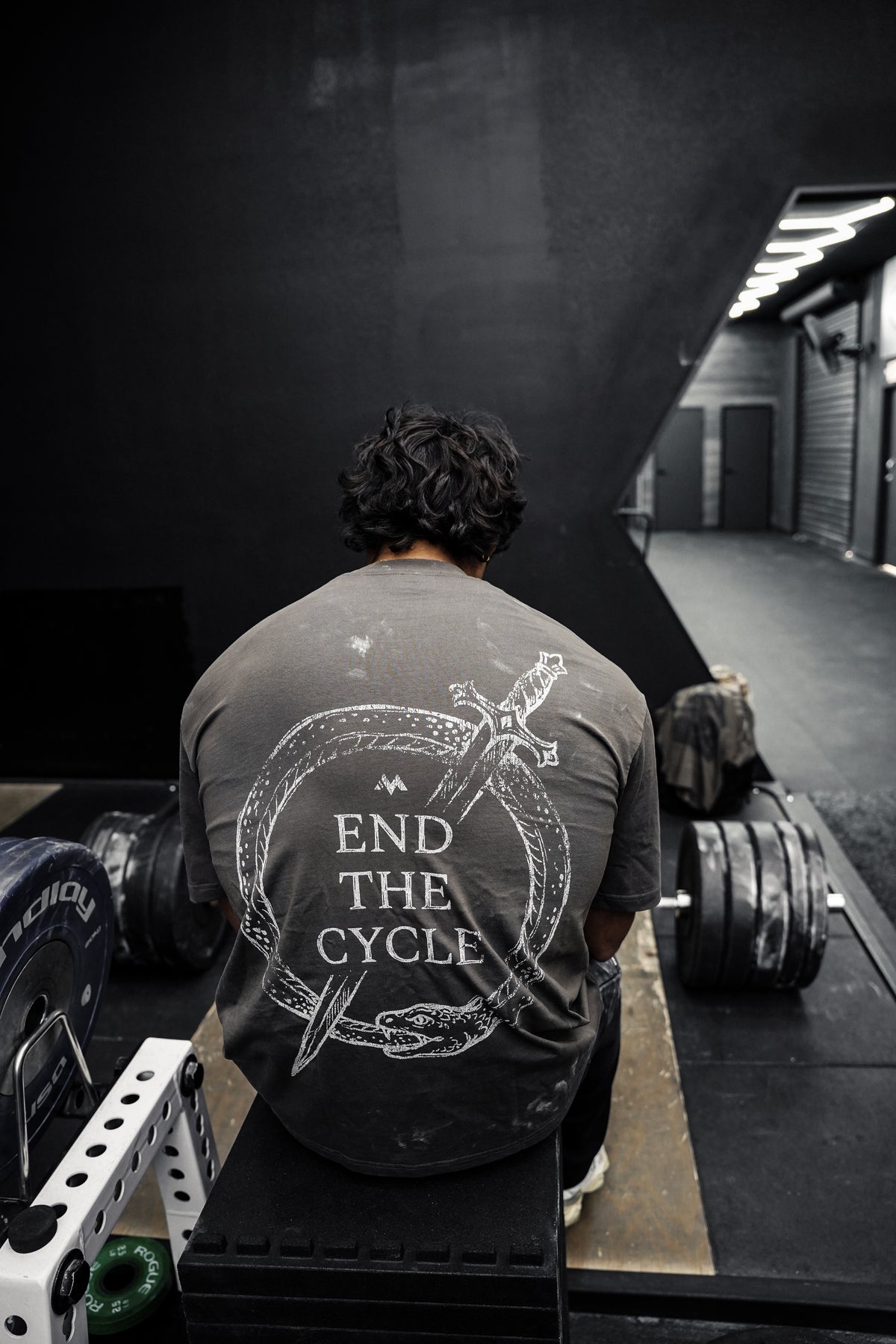 END THE CYCLE GRAY TEE