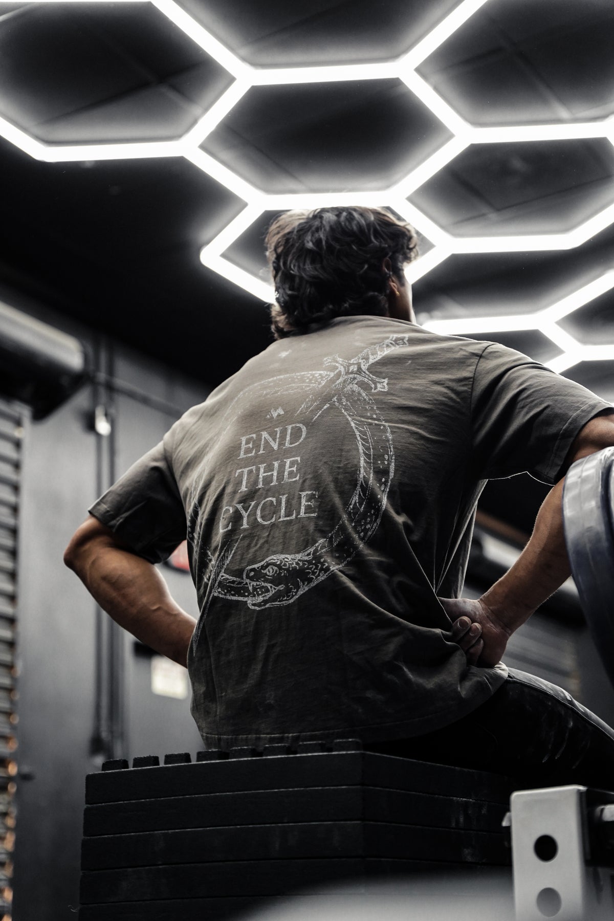 END THE CYCLE GRAY TEE