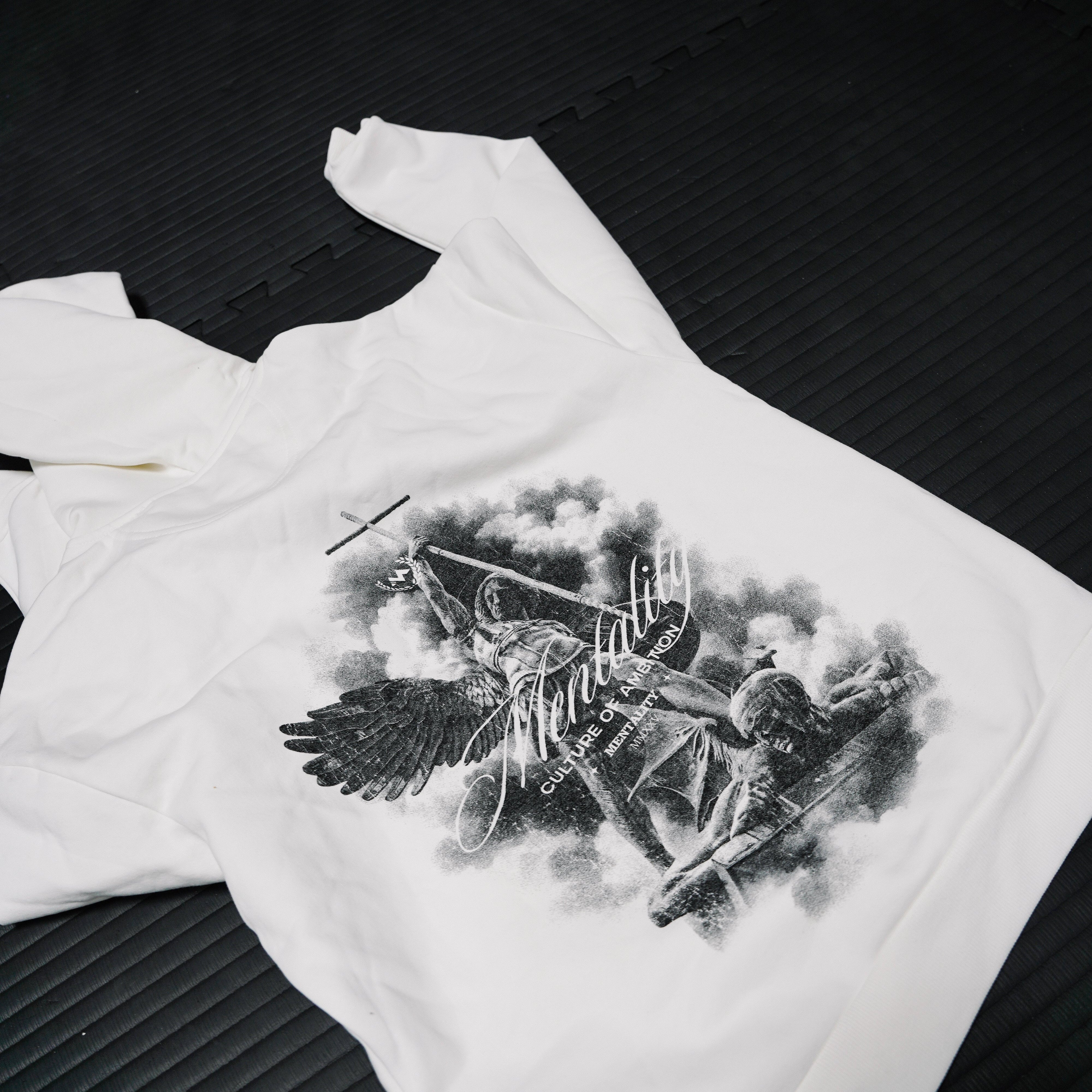 ST.MICHAEL HOODIE - WHITE