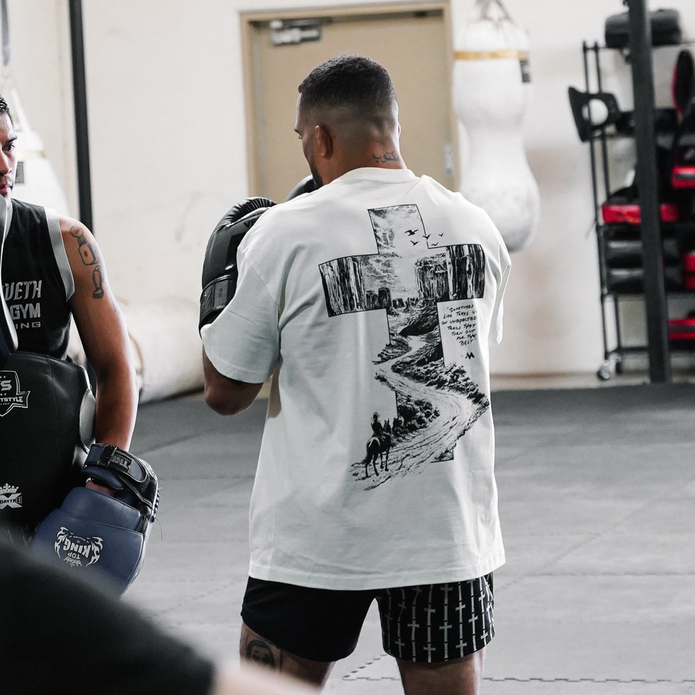 PARADISE TRAIL TEE - CREAM