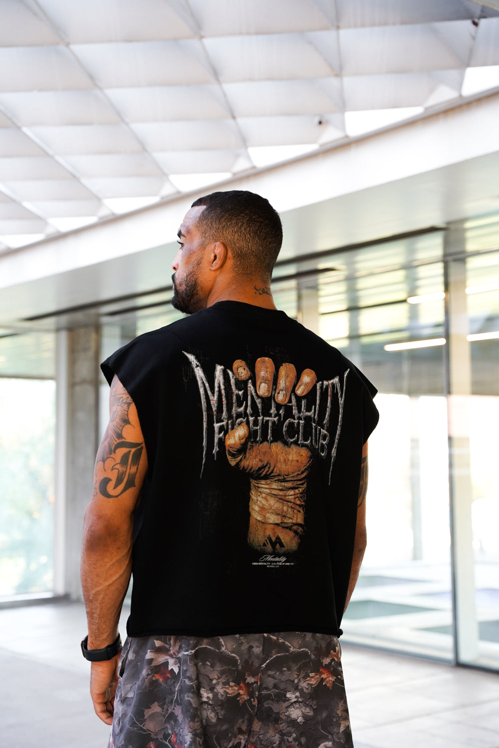 FIGHT CLUB BOXY CUT-OFF