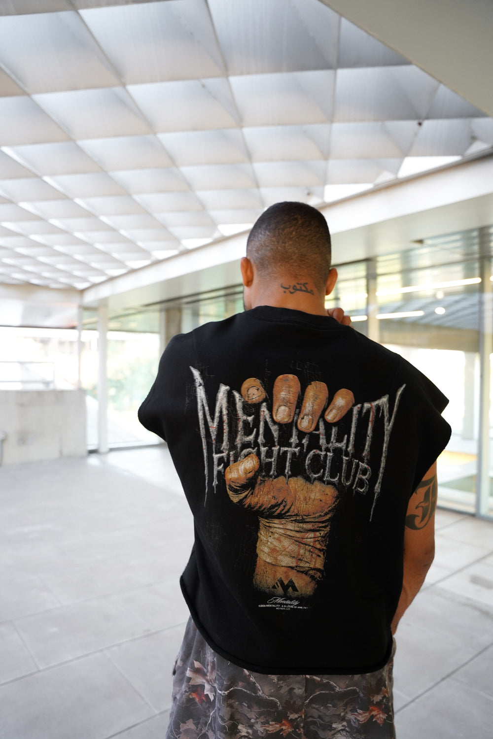 FIGHT CLUB BOXY CUT-OFF