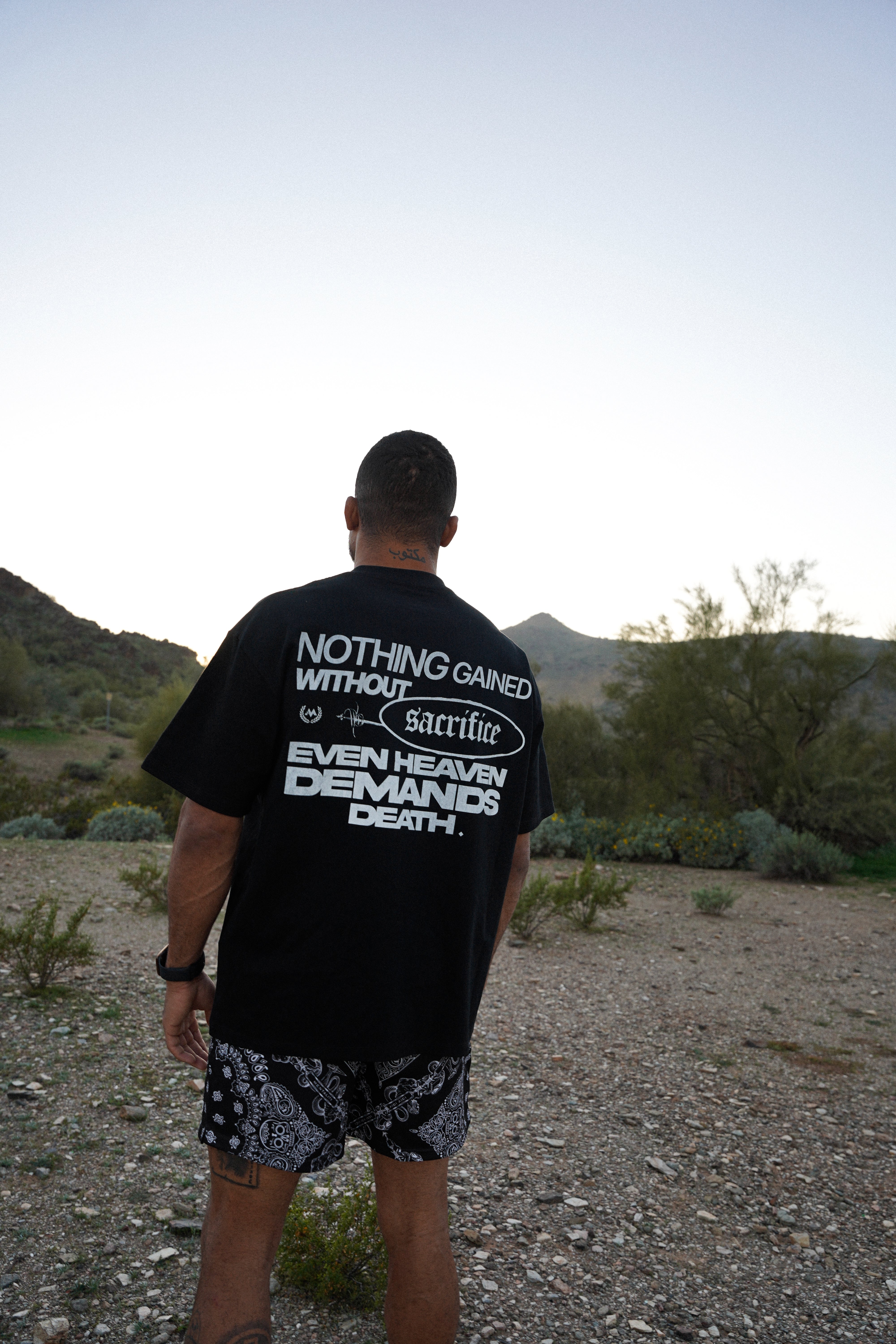 SACRIFICE TEE - BLACK