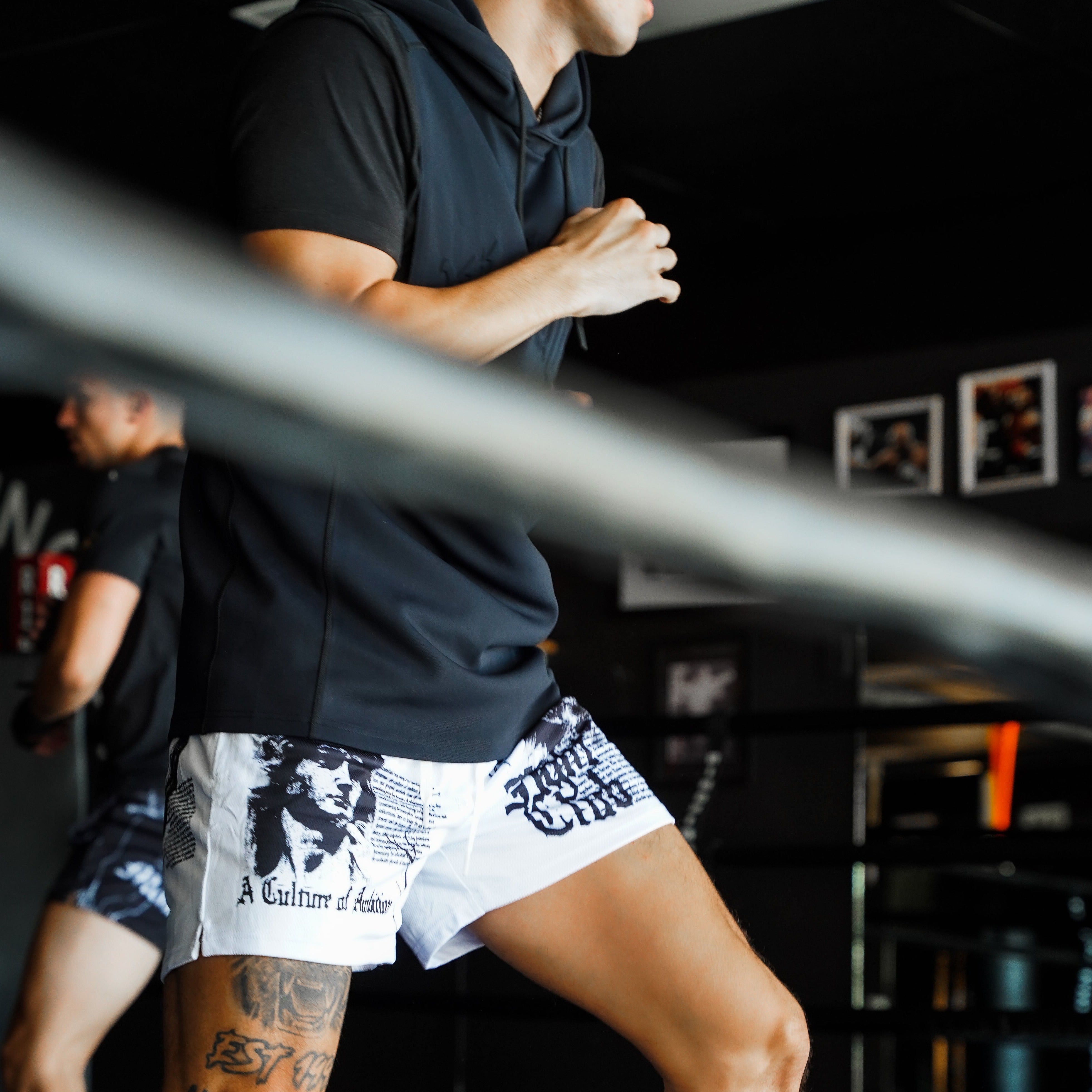 'FIGHT CLUB' MESH SHORTS