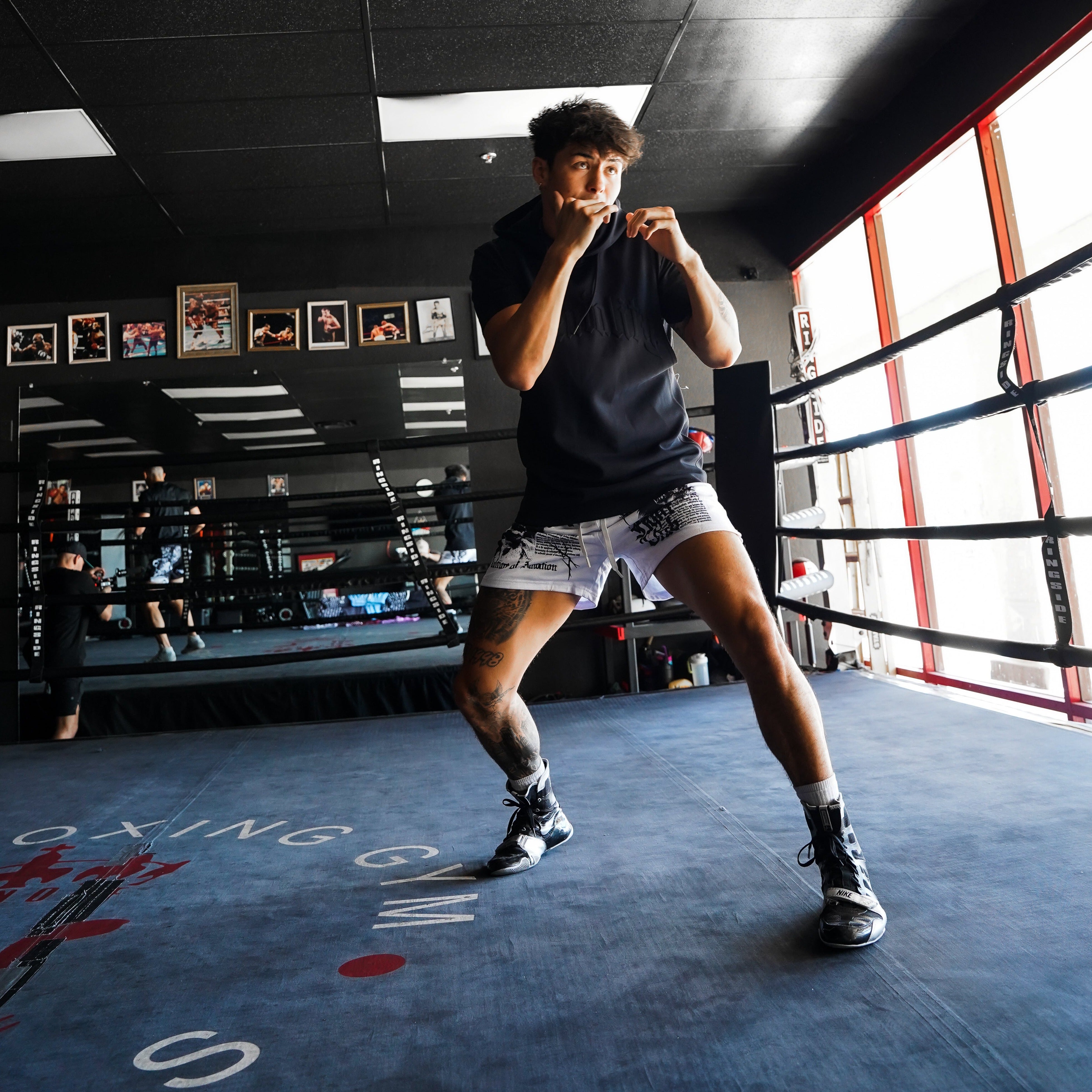 'FIGHT CLUB' MESH SHORTS