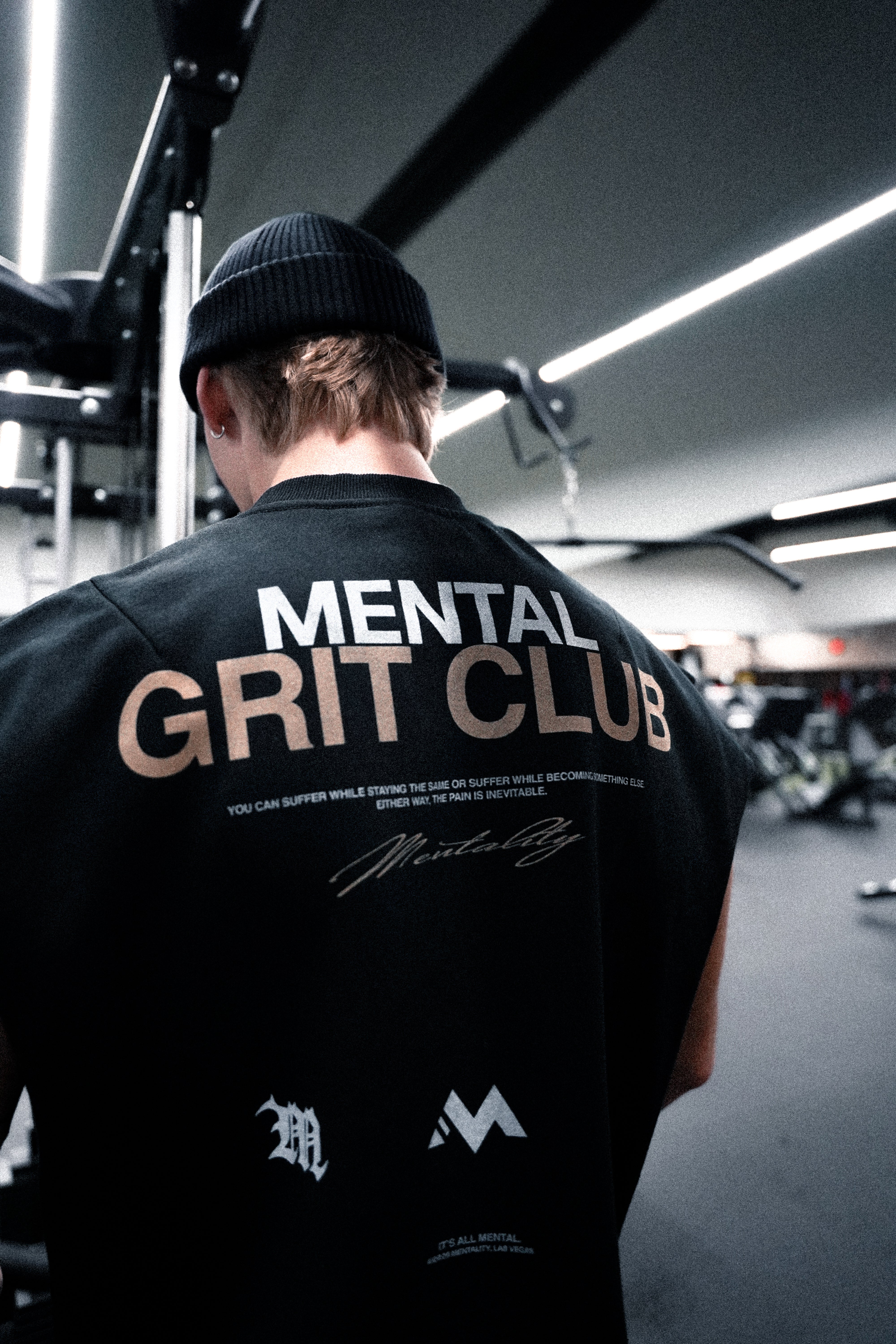 'MENTAL GRIT CLUB' FRENCH TERRY CUT-OFF
