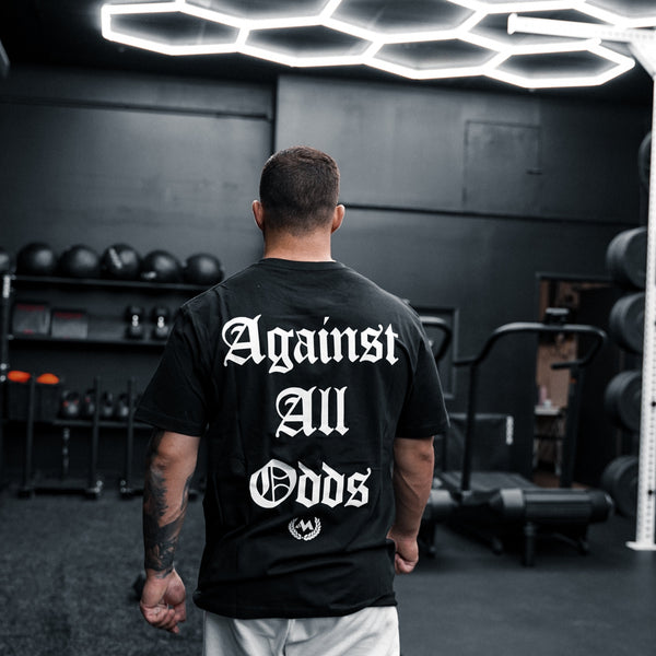 'AGAINST ALL ODDS' WORDMARK TEE