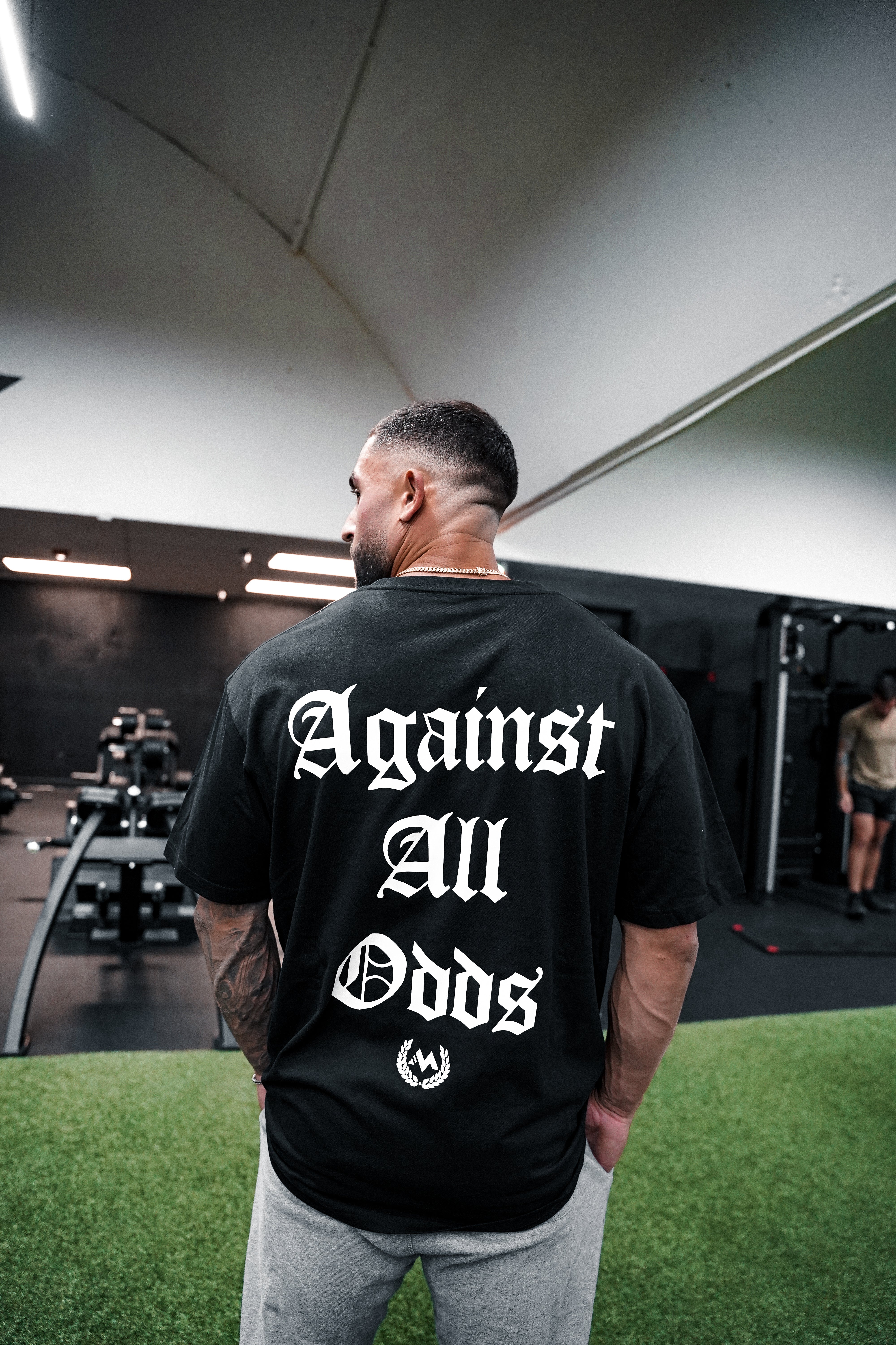 'AGAINST ALL ODDS' WORDMARK TEE