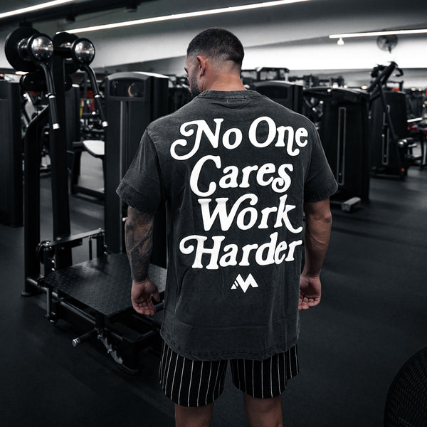 'WORK HARDER' TEE - VINTAGE