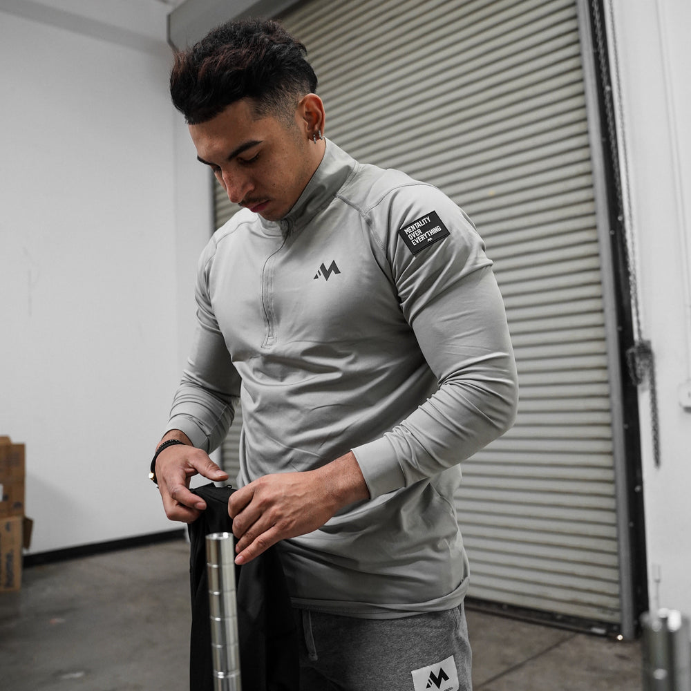 ACTIVE 1/4 Zip - Grey