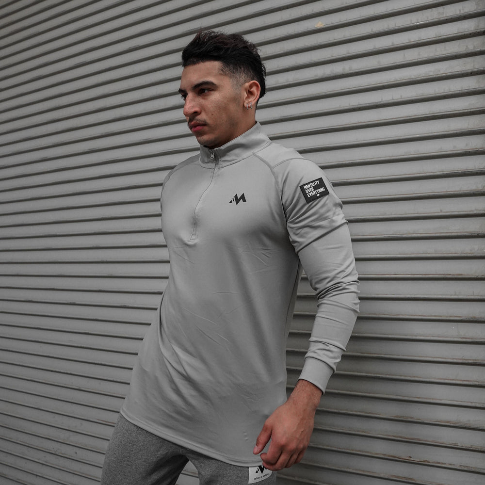 ACTIVE 1/4 Zip - Grey