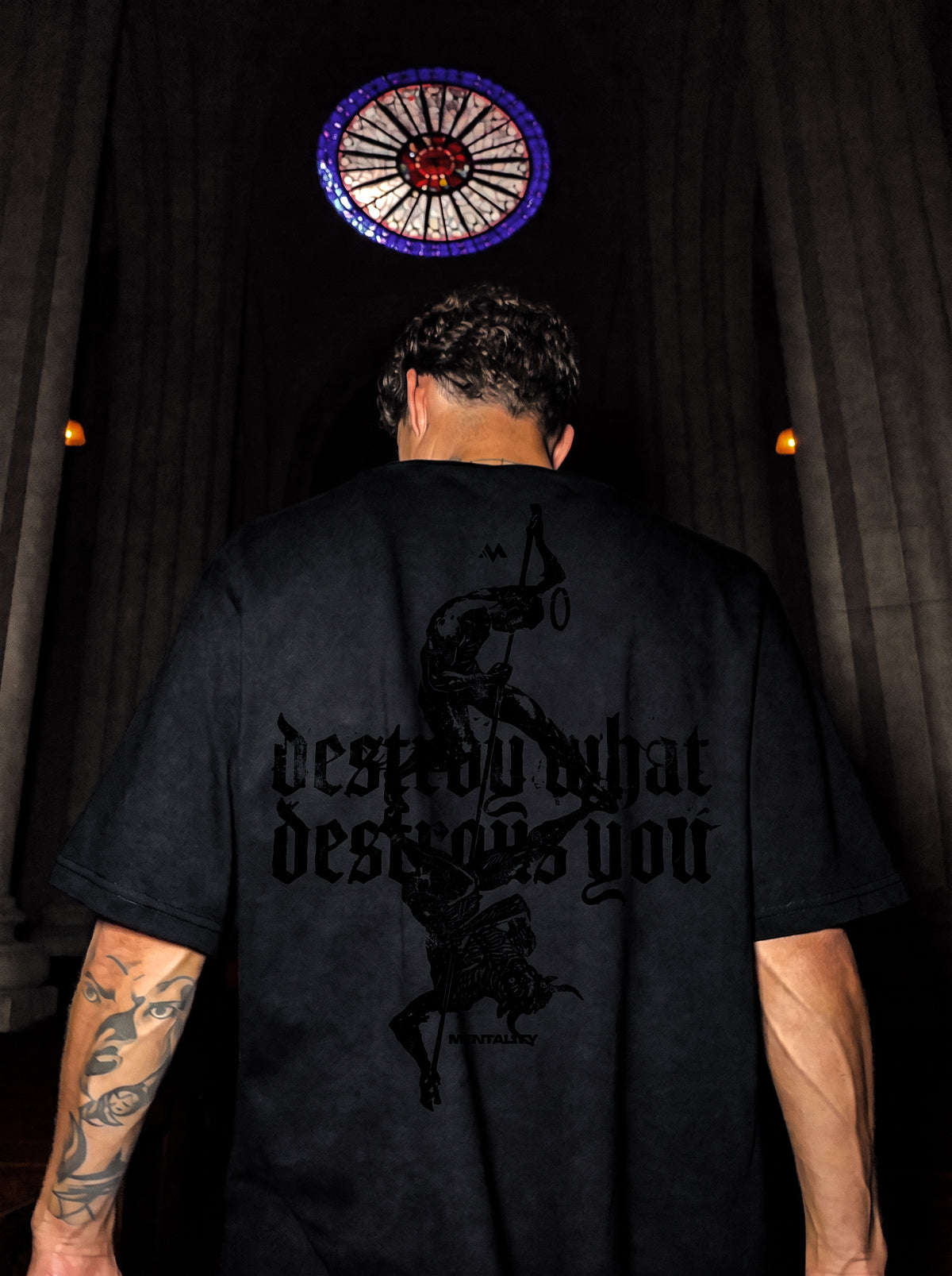 DESTROY BLACK TEE
