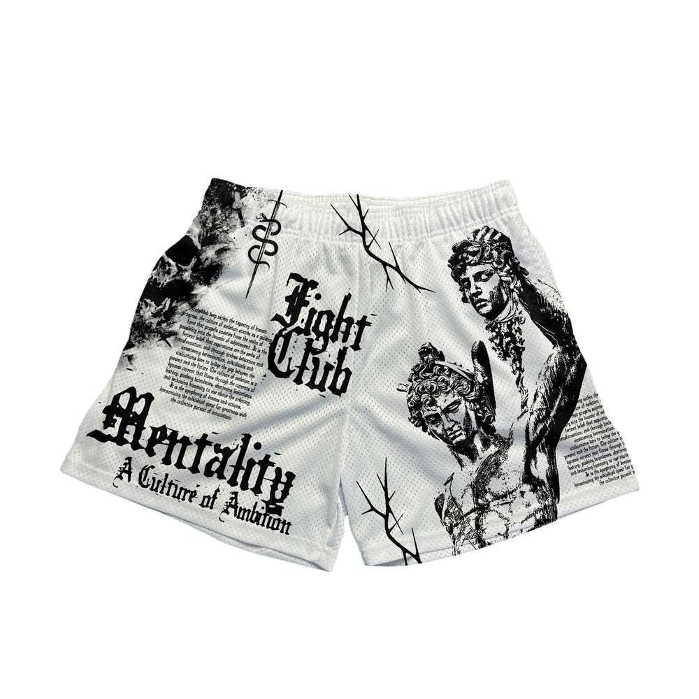 'FIGHT CLUB' MESH SHORTS