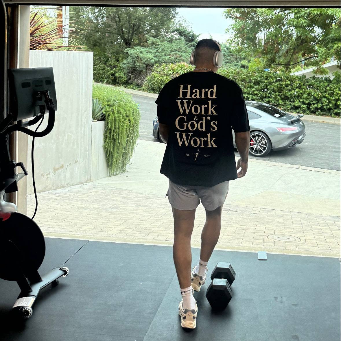 HEAVEN'S WILL TEE - NAVY