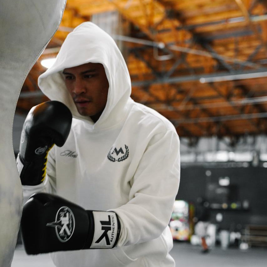 ST.MICHAEL HOODIE - WHITE