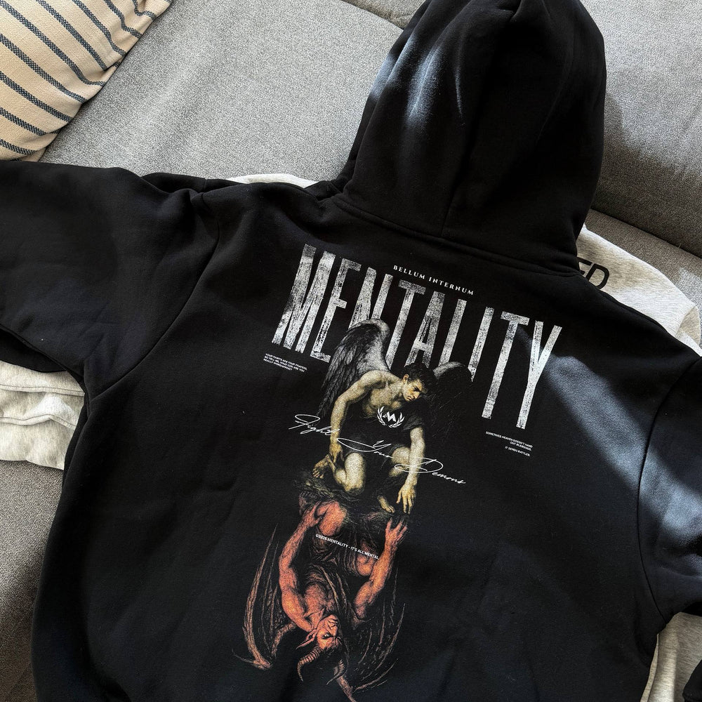 'BELLUM' TRAINING HOODIE - BLACK