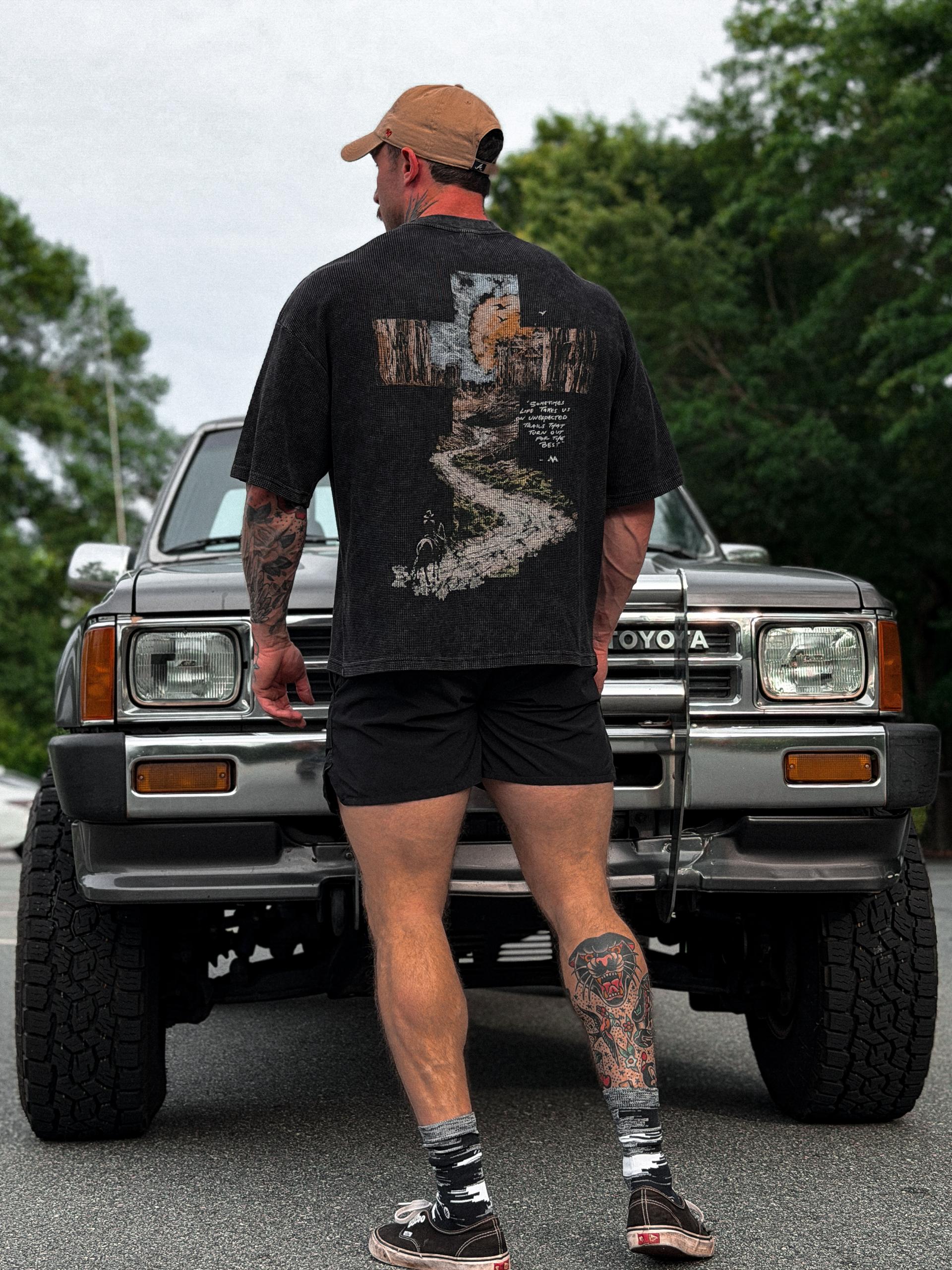 PARADISE TRAIL VINTAGE WAFFLE TEE