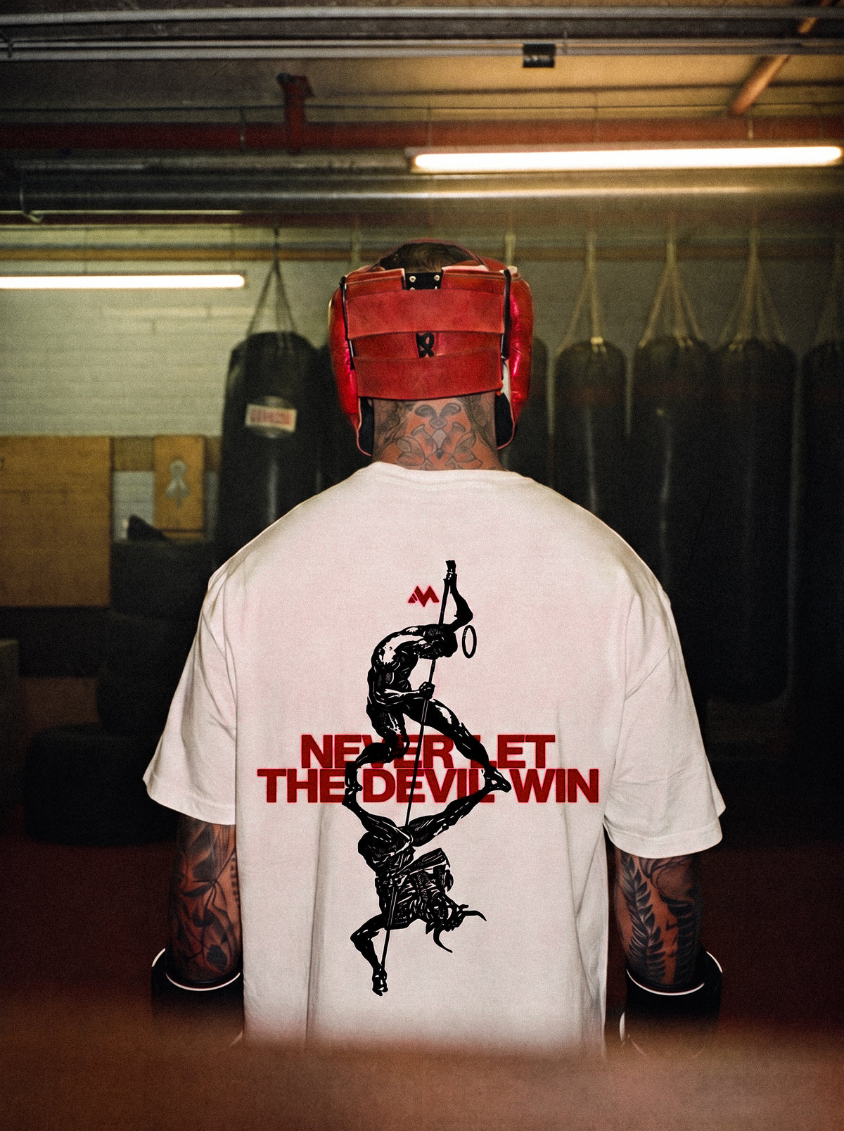 NEVER LET THE DEVIL WIN TEE