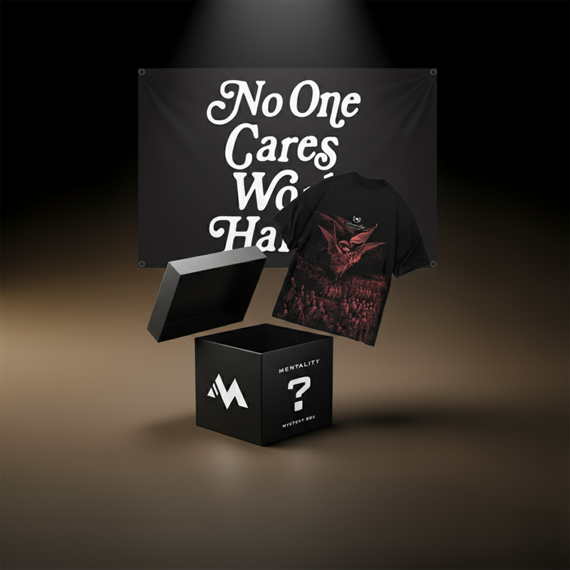 BLACK MYSTERY BOX - TEE + FLAG BUNDLE