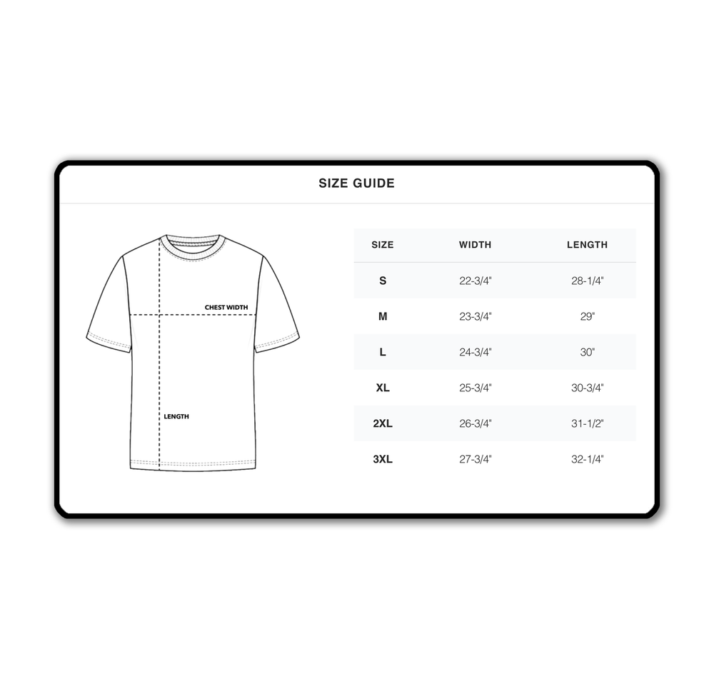 HEAVEN'S WILL TEE - NAVY