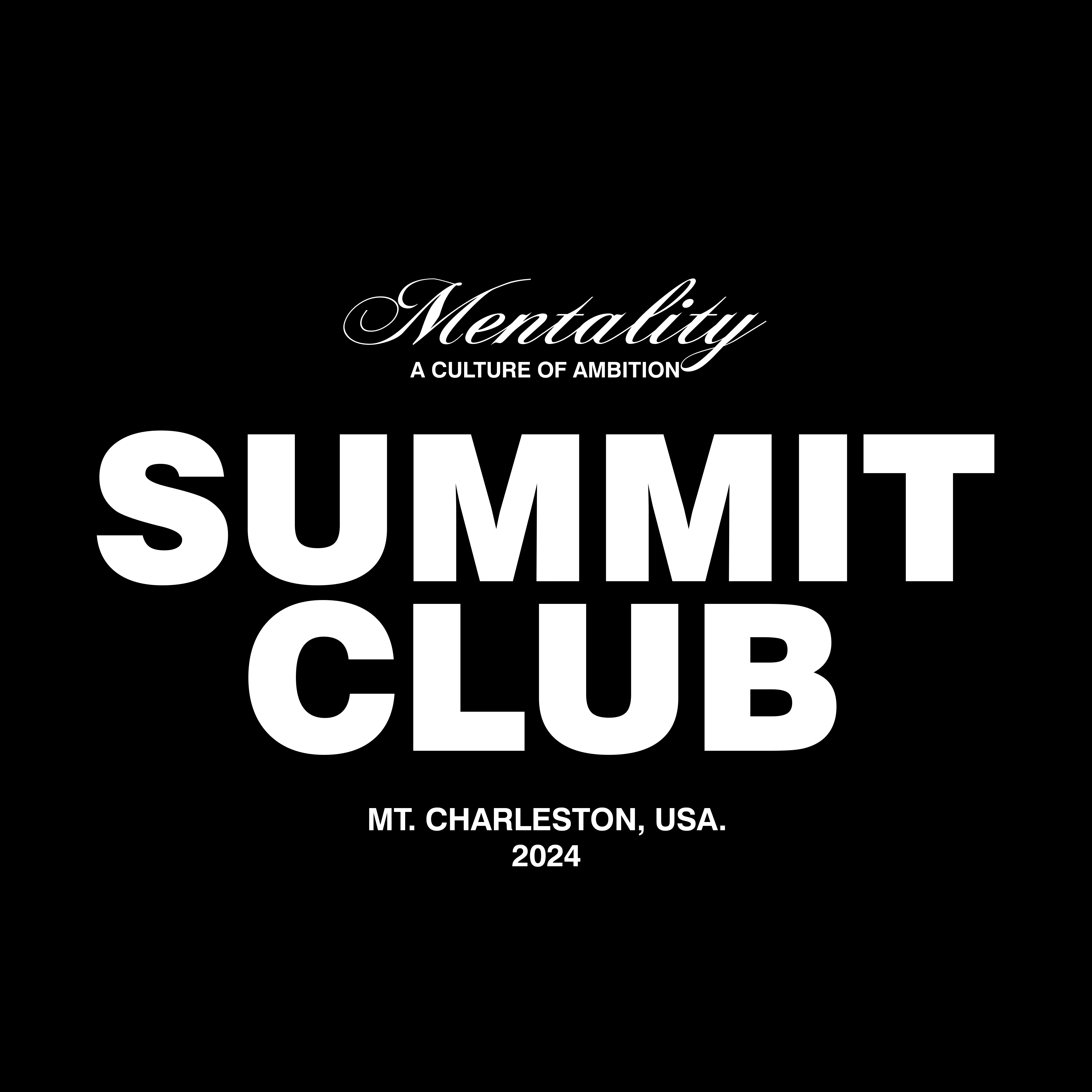 'Summit Club' Wordmark Tee