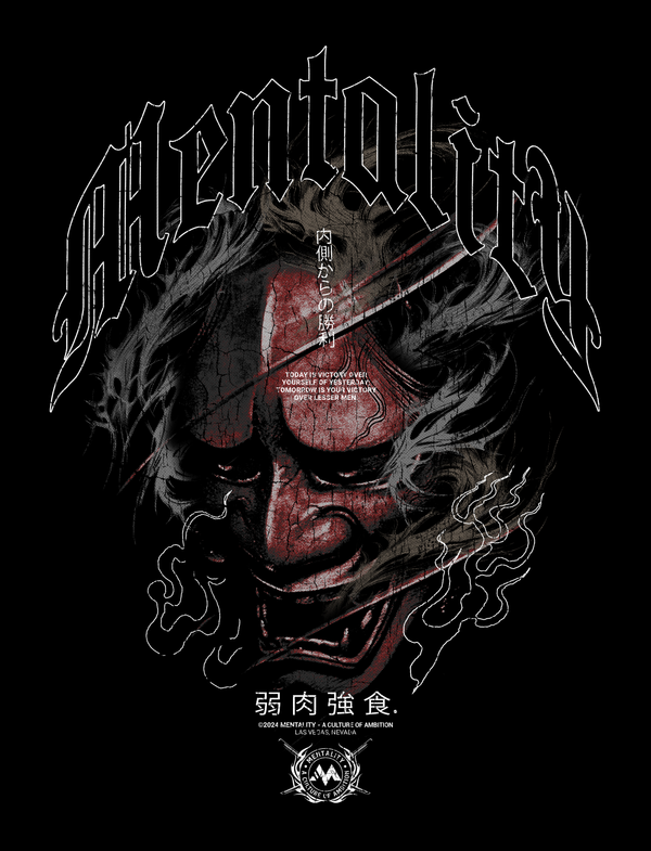 'SAMURAI ONI MASK' TEE /  FINAL MARKDOWN < 5 UNITS