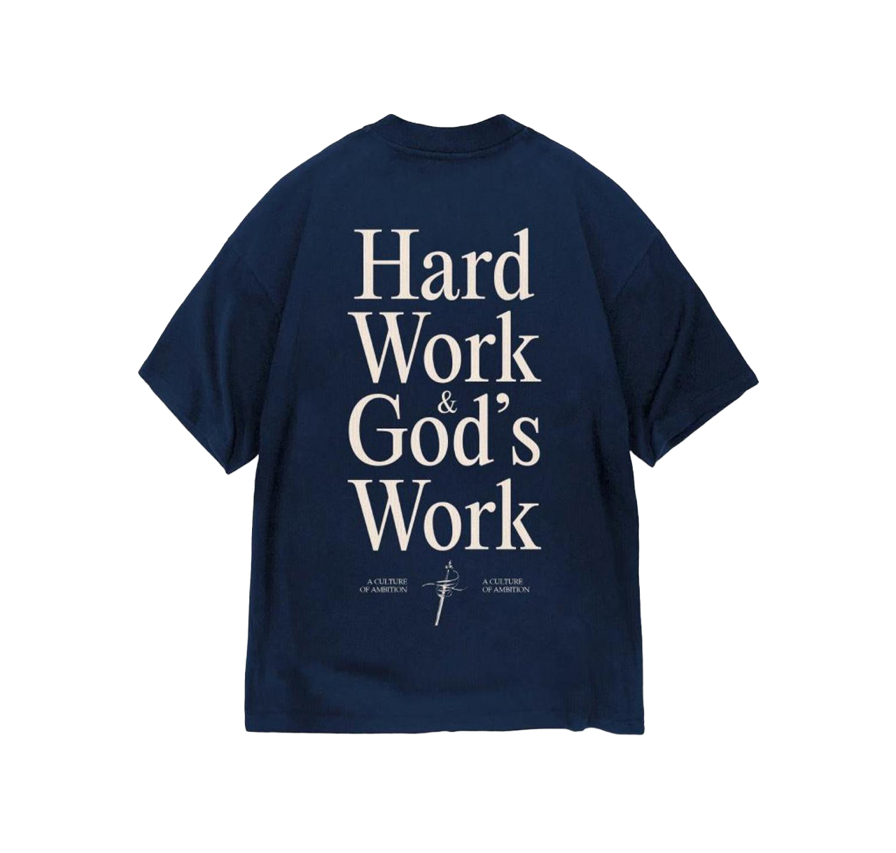HEAVEN'S WILL TEE - NAVY