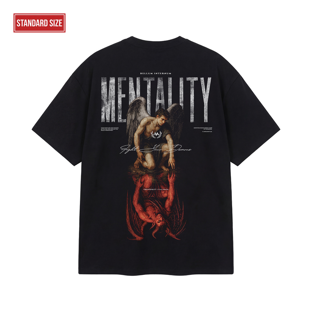 'BELLUM INTERNUM' TEE - BLACK