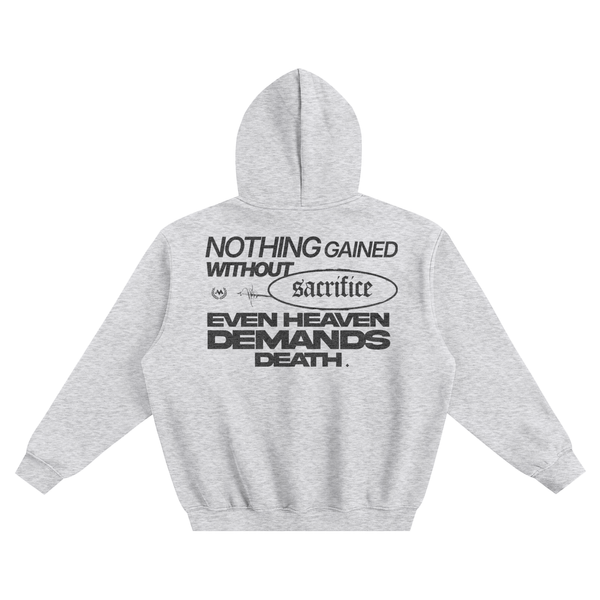'SACRIFICE' TRAINING HOODIE - GRAY