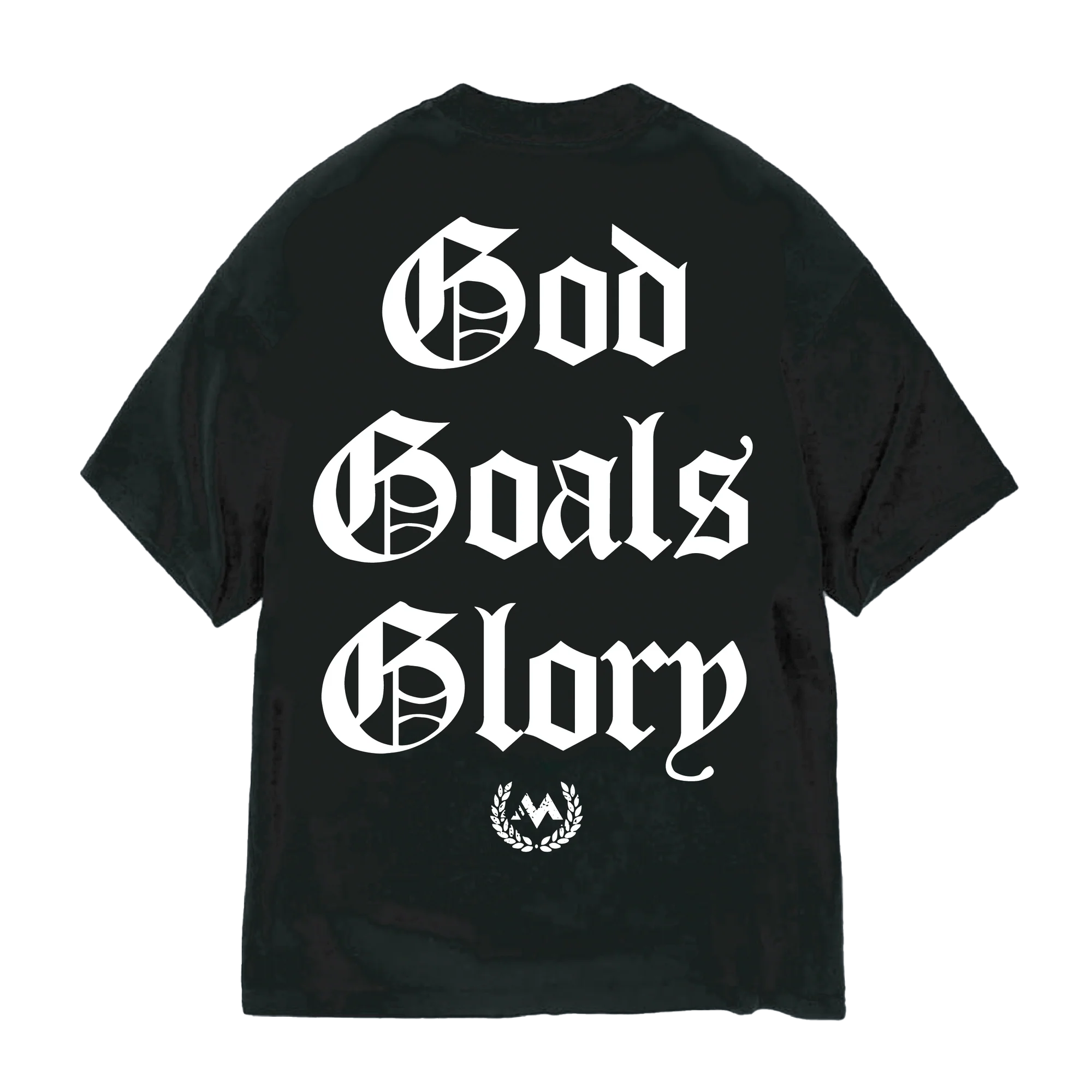 'GOD, GOALS, GLORY' WORDMARK TEE