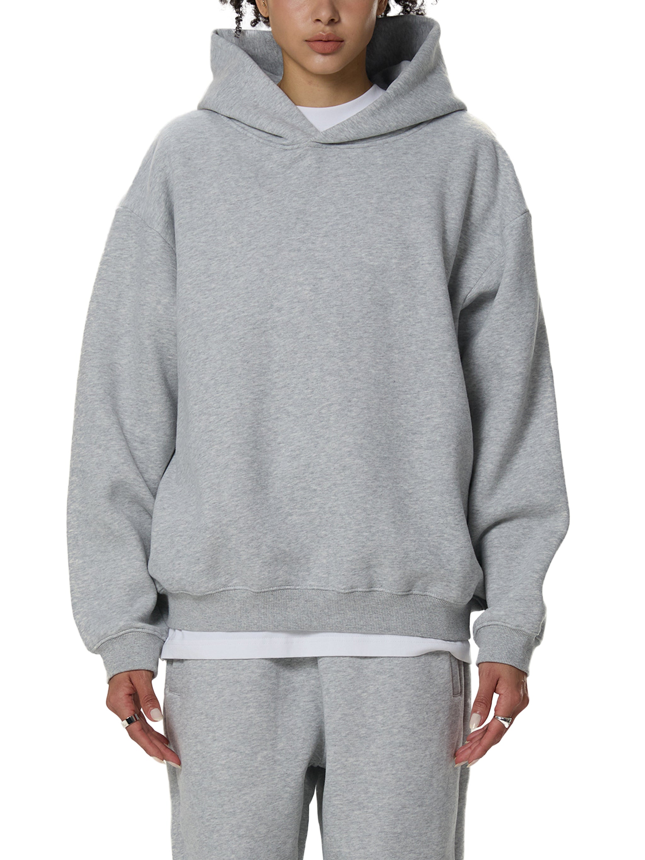 'PARADISE TRAIL' TRAINING HOODIE - GRAY