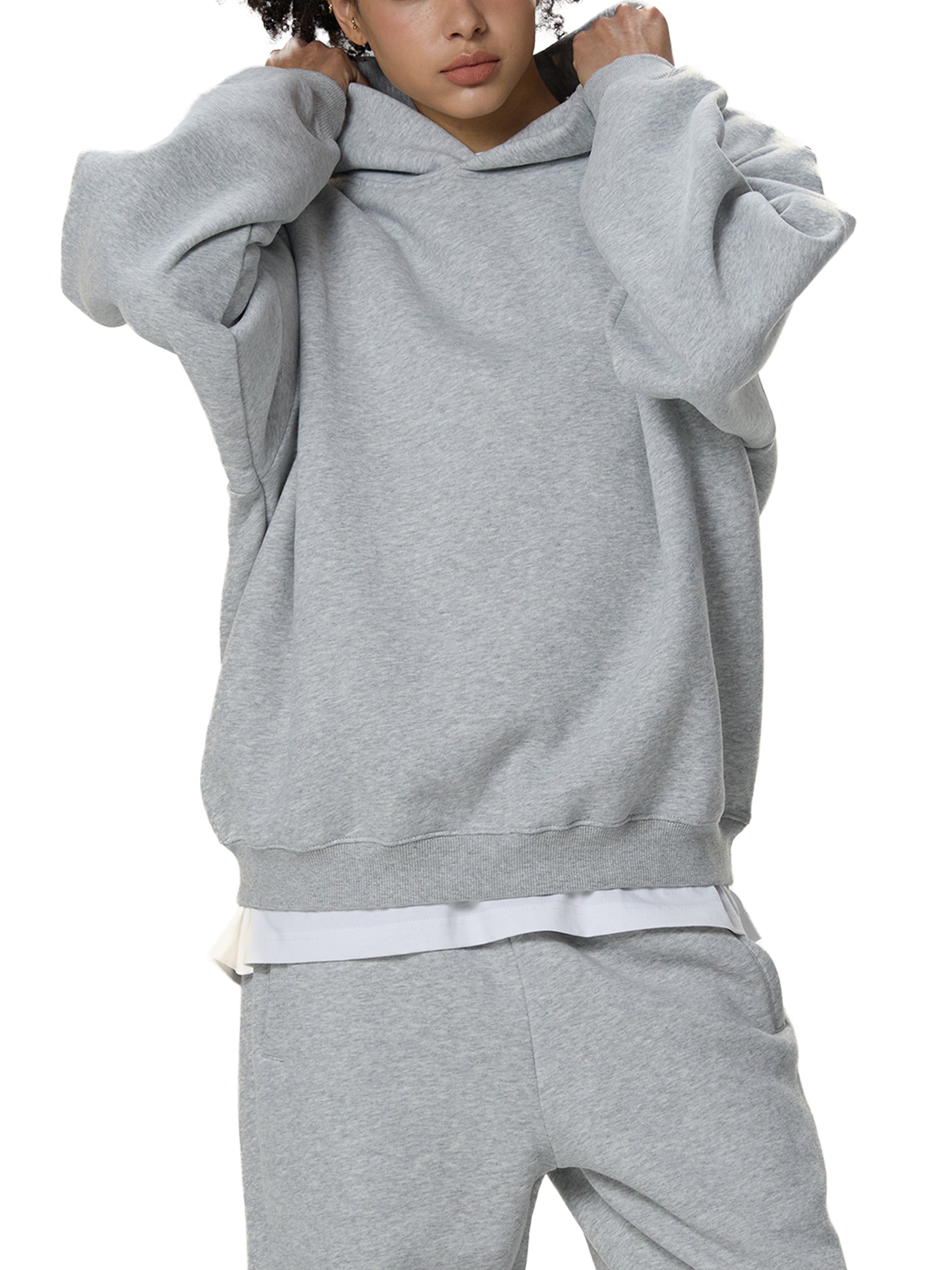 'PARADISE TRAIL' TRAINING HOODIE - GRAY