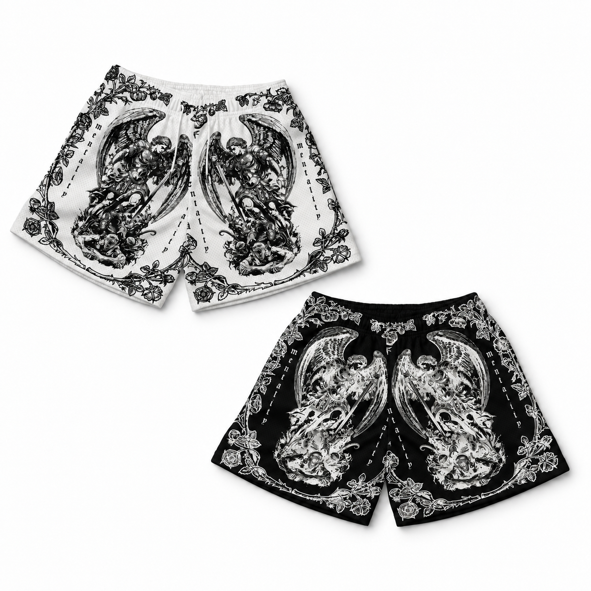 ST.MICHAEL WHITE/BLACK SHORTS REVERSIBLE