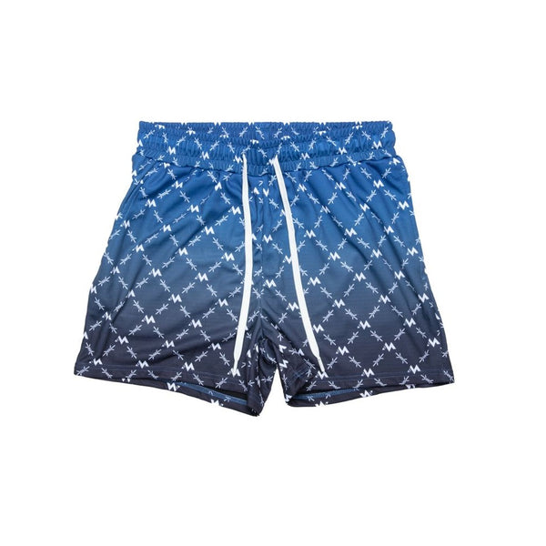 RINGER MESH SHORTS - BLUE