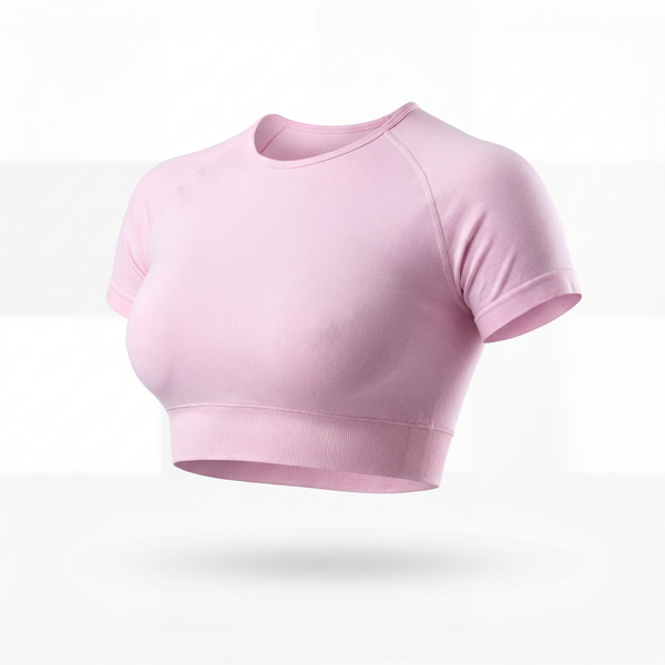 MENTALITY WOMENS SHORT SLEEVE TOP - PINK
