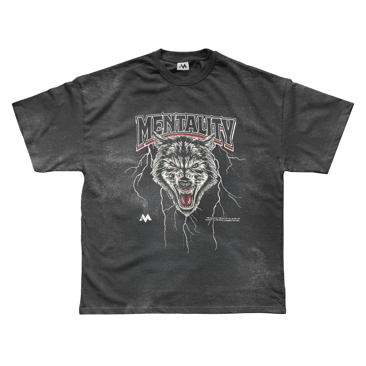 'WOLF MENTALITY' VINTAGE TEE