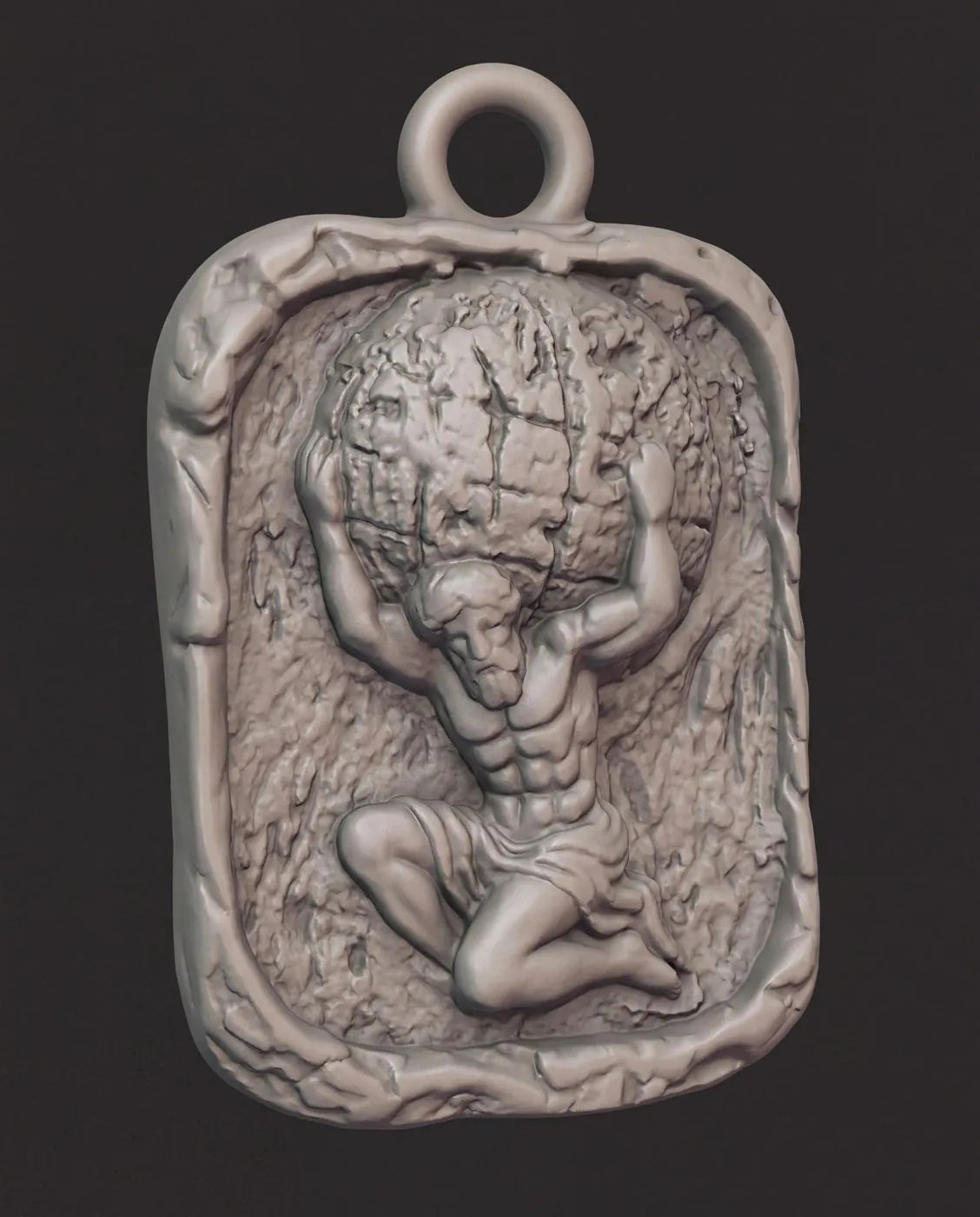 Then it gets sculpted.